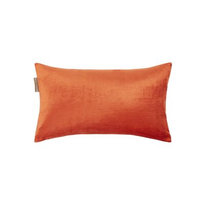 Enveloppe de coussin CASTIGLIONE Orange et blanc 28x47 cm