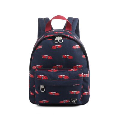 Mochila pequeña YLX Hemlock | Niños - Coche rojo azul - BRC