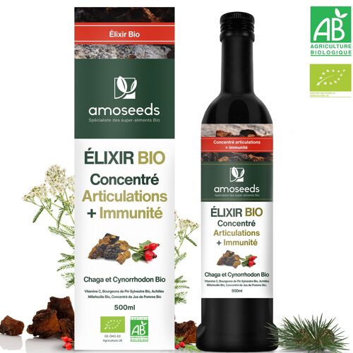 Élixir Concentré Bio | Articulations + Immunité 500ML