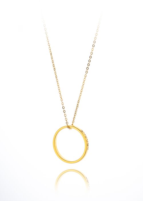 Believe Ring Necklace Gold