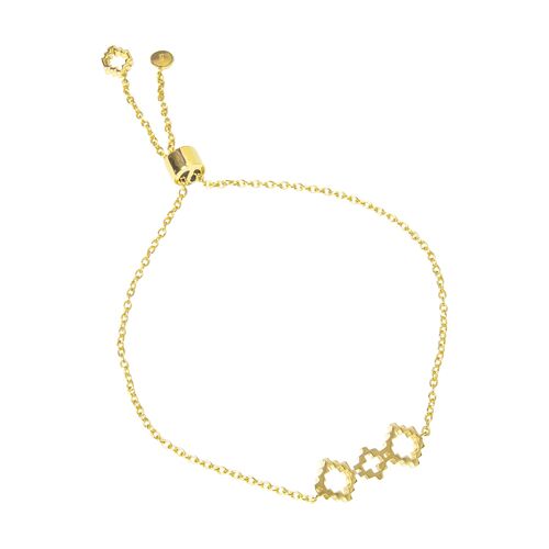 BAORI TRINITY SILHOUETTE BRACELET - Gold Vermeil