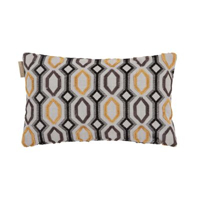 Cushion cover BARTOLO Gray and yellow 28x47 cm