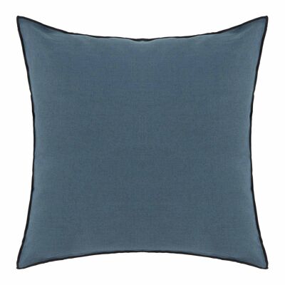 CARLINA blue green and black bumblebee cushion cover 50x50 cm