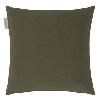 Enveloppe de coussin DARIO Vert kaki 40x40 cm