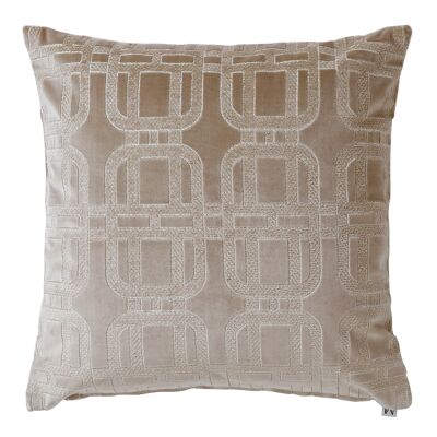 Enveloppe de coussin BALTHAZAR Taupe 40x40 cm