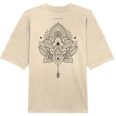 THE TREE (Back Print) - Natural Raw Organic Oversize Shirt UNISEX