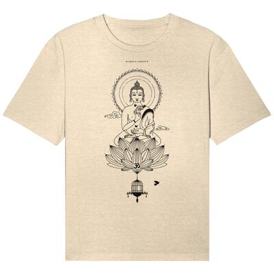 THE BUDDHA - Natural Raw Organic Relaxed Shirt UNISEX - Natural Raw