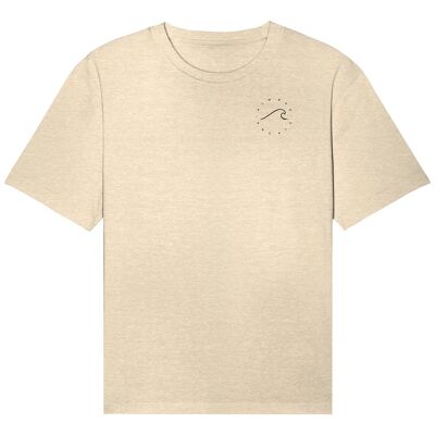 THE WAVE - Natural Raw Organic Relaxed Shirt UNISEX - Natural Raw