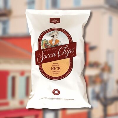 Chickpea flour chips - Plain 250g