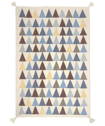 Tapis enfant en laine TRIANGLES 1