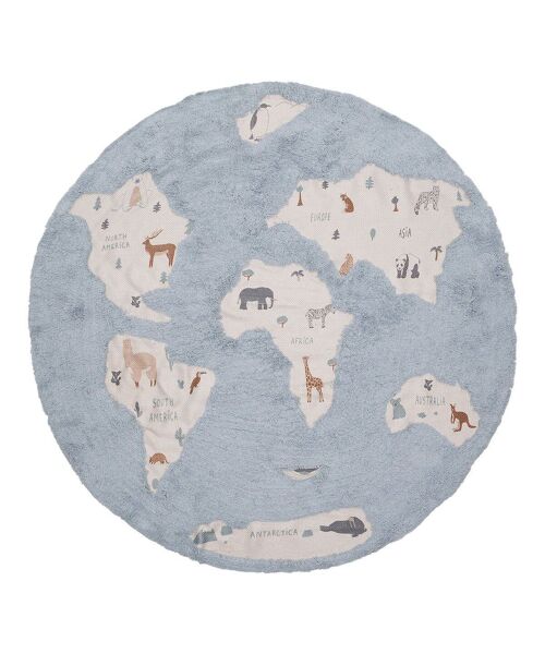 Tapis enfant lavable MONDE