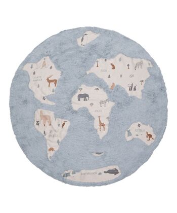 Tapis enfant lavable MONDE 1