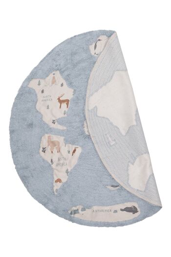 Tapis enfant lavable MONDE 3