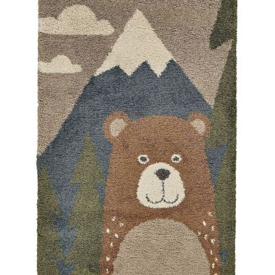 LITTLE BEAR IN THE FOREST rug