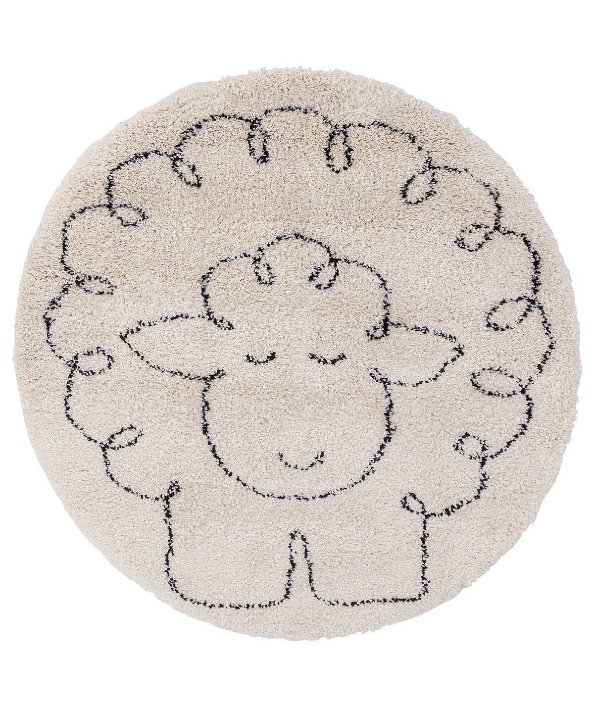LITTLE SHEEP tappeto rotondo per bambini