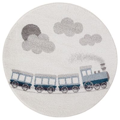 Tapis enfant rond PETIT TRAIN