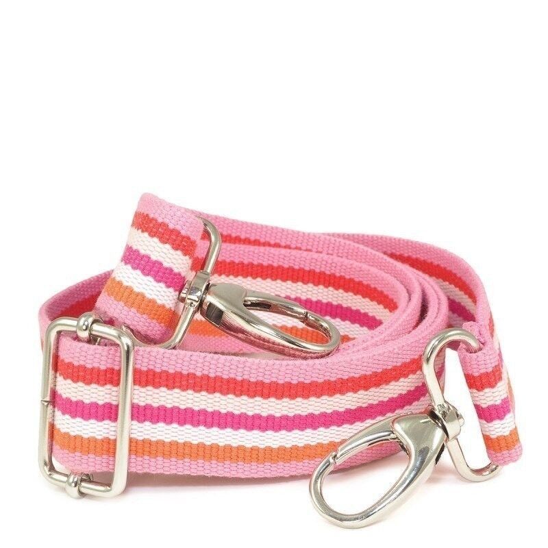 SNC NC tracolla con cinturino a righe rosa