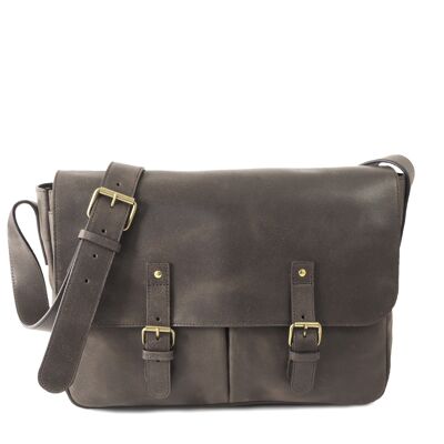 Sac besace homme Breme 13 - taille L marron