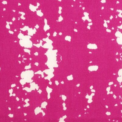Bufanda de lana fina con estampado japonés rosa