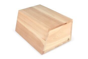 Boîte à pain Boîte à pain - Brex - en bois massif avec planche à découper intégrée - pin non traité 4