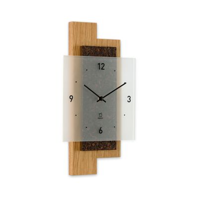 nature collection - wall clock oak oiled