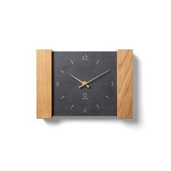 Horloge de table Dachstein - Horloge murale en bois de chêne massif par Natuhr 4