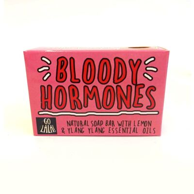 Bloody Hormones novelty soap - award winning