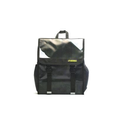 Eco Mochila Reciclada S - Lila - Negro - Verdi S