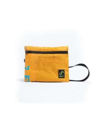 Joan - Mini sac écologique recyclé KiteSurf_jaune 1