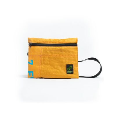 Joan - Mini sac écologique recyclé KiteSurf_jaune