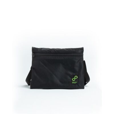 Joan - Mini sac écologique recyclé KiteSurf_noir