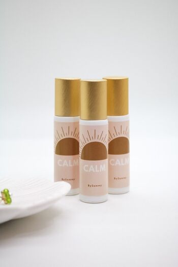 Calm Perfume Oil Roller, Lavande française, Aromathérapie Roll On, Pulse Point, Cadeau parfait, parfum apaisant, naturel, huiles essentielles, 10 ml 1