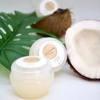 Hydrating Coconut Lip Scrub, lip product, lip treatment, lip mask, organic,natural, homemade skincare, eco-friendly, lip sugar, uk