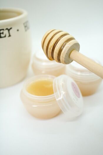 Gommage pour les lèvres à base de miel, produit pour les lèvres, traitement des lèvres, masque pour les lèvres, bio, naturel, soin de la peau fait maison, respectueux de l'environnement, sucre pour les lèvres, sel de mer, Royaume-Uni 1