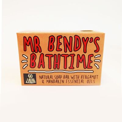 Mr Bendy's Bathtime - award winning novelty soap bar