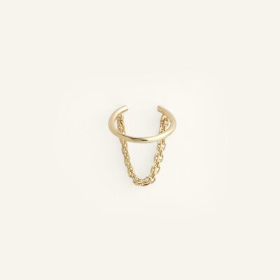 Ear ring / Earcuff - Leyla - gold plated