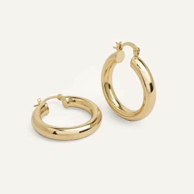 Chloé hoops - gold plated