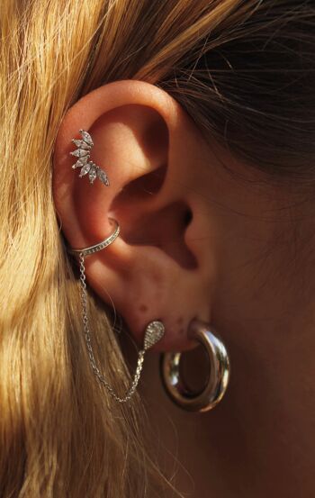 Bague-doreille-earcuff-shay-argent 2