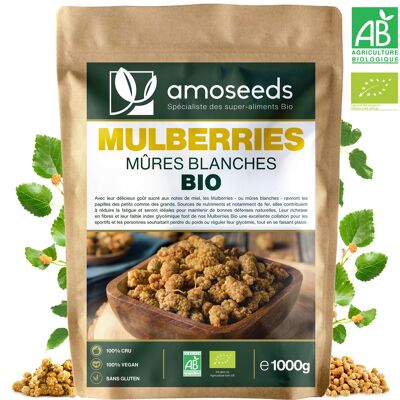 Mulberries (mûres blanches) Bio 1KG