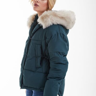 PUFFER OVERSIZE DIP BACK - Charcoal