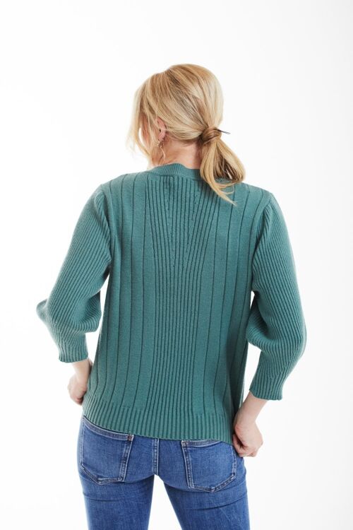 GREEN KNIT JUMPER - Green