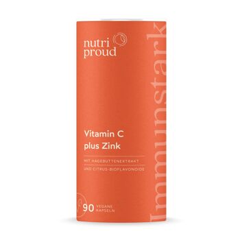 Vitamine C avec zinc + églantier + bioflavonoïdes 1