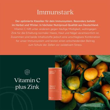 Vitamine C avec zinc + églantier + bioflavonoïdes 3