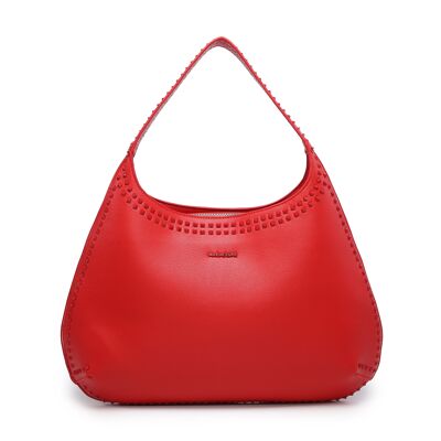 Sac hobo Samia rouge