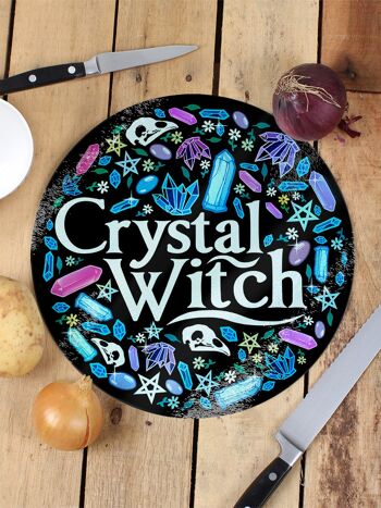 Planche à découper en verre Crystal Witch 2