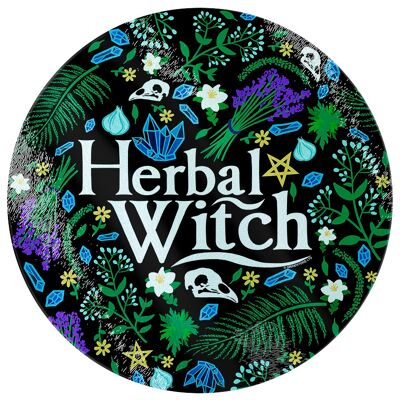 Herbal Witch Schneidebrett aus Glas