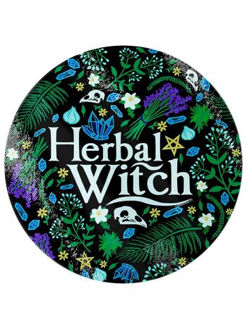 Planche à découper en verre Herbal Witch 1