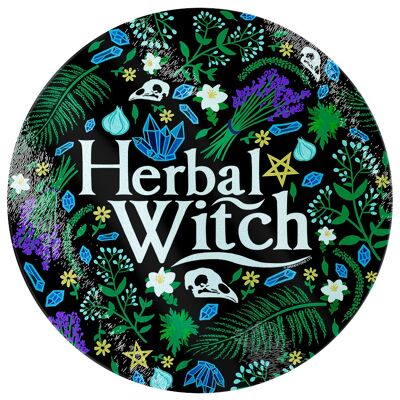 Herbal Witch Glass Chopping Board