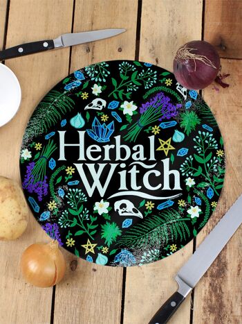 Planche à découper en verre Herbal Witch 2