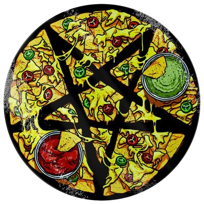 Pentagram Diner - Tagliere in vetro Nachos